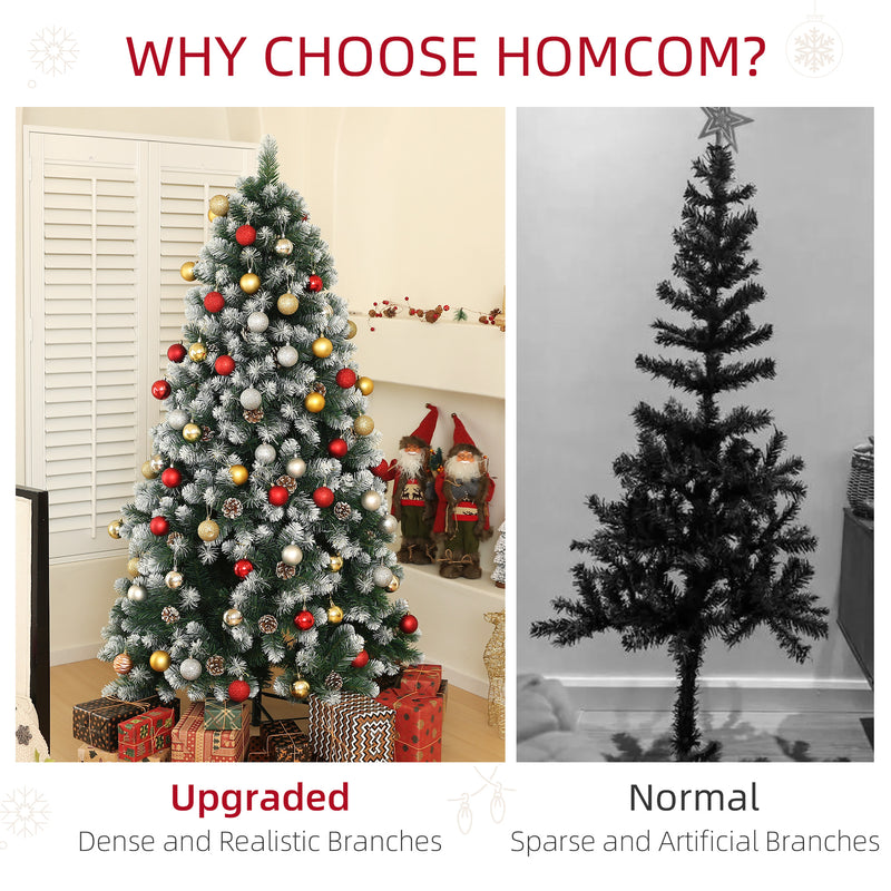 6ft snow-dipped pine Christmas tree – image 5