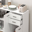White 3-door sideboard – image 9