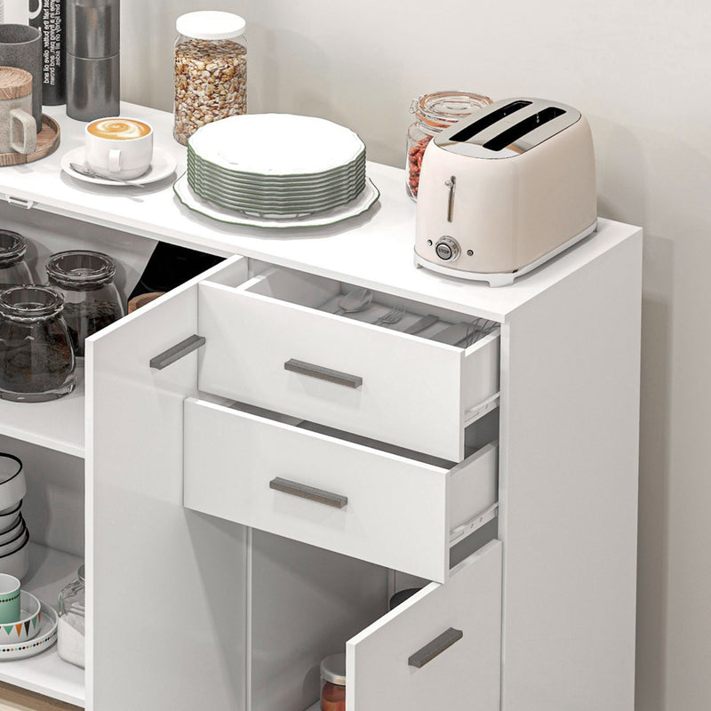 White 3-door sideboard – image 9