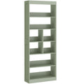 Bookcase, 6-Tier Bookshelf with Open Storage Shelves, Cubes, 180 cm Tall Display Shelf with Anti-Tipping Design, Green