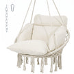 Outsunny Hanging Chair Outdoor Hammock Chair with Soft Cushion, Cotton Rope Boho Style Swing Chair, Hanging Garden – view 10