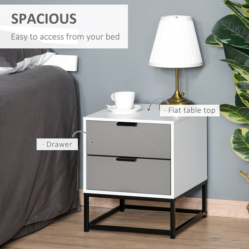 Chevron bedside cabinet – image 5