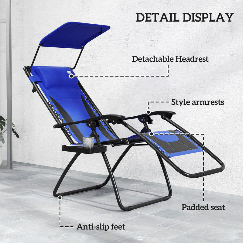 Blue zero gravity chair – image 5
