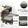 10-seater rattan cube dining set – image 5