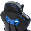 Racing gaming chair with footrest – image 8