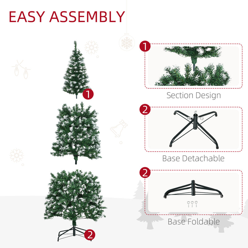 6ft pencil tree with multi-colour LEDs – image 6