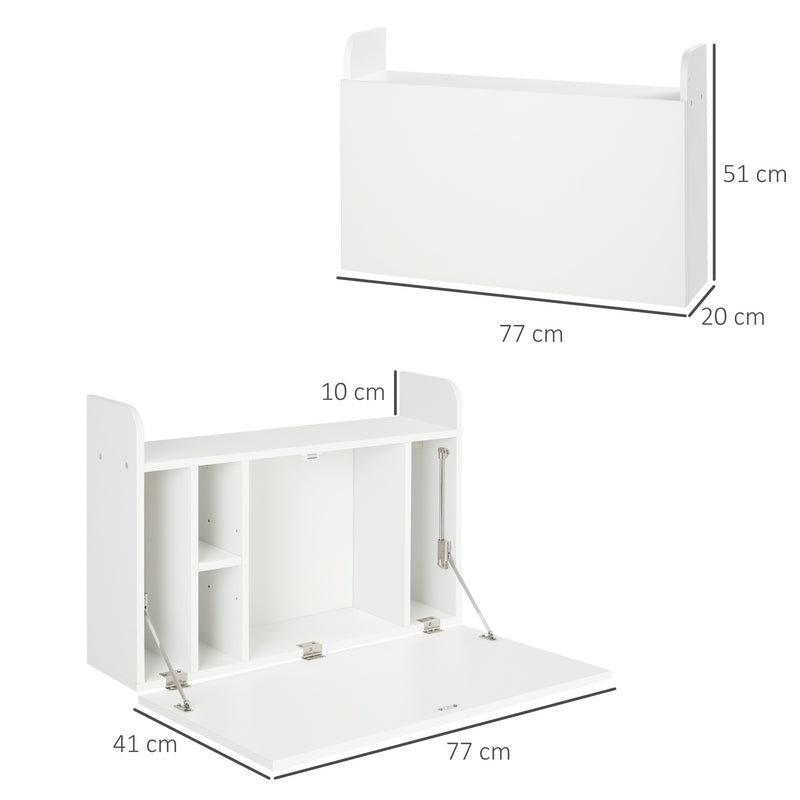 Wall-mounted drop-leaf desk – image 3