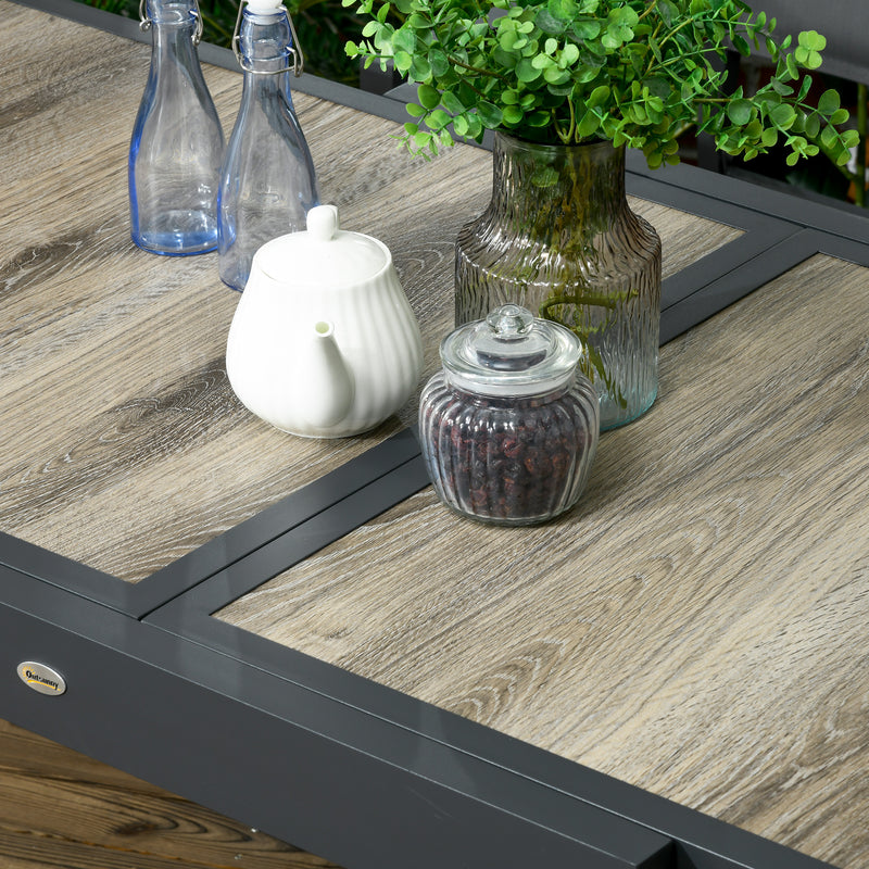 Beige extending garden table – image 7