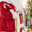 120cm Singing and Dancing Santa in a Christmas room setting