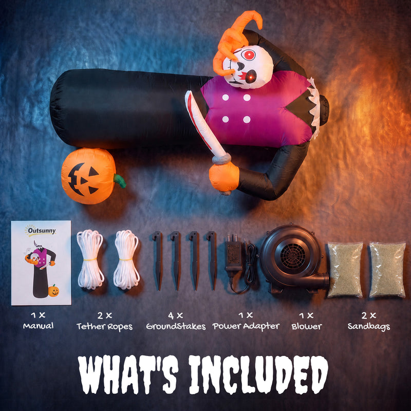 6ft Inflatable Headless Skeleton with LED Lights – image 6 of 9