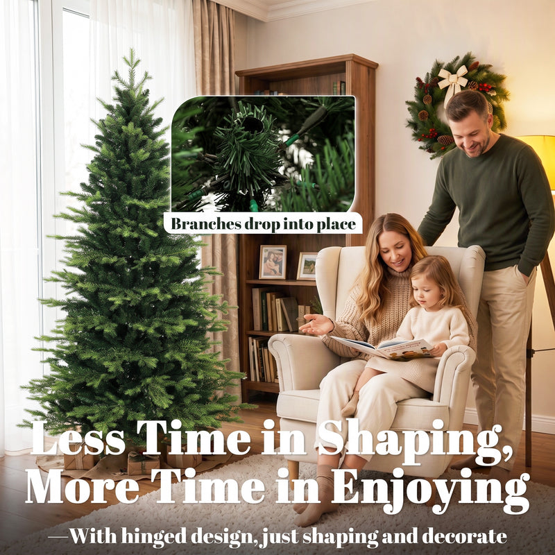 6ft Geneva fir Christmas tree – image 6
