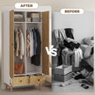 90 cm wardrobe with drawers – image 7