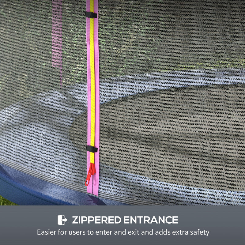 Pink 10ft trampoline net – image 5