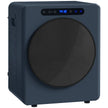 Blue 5 kg compact vented tumble dryer with stainless steel drum and front-loading door