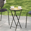 Mosaic folding garden side table yellow – image 10