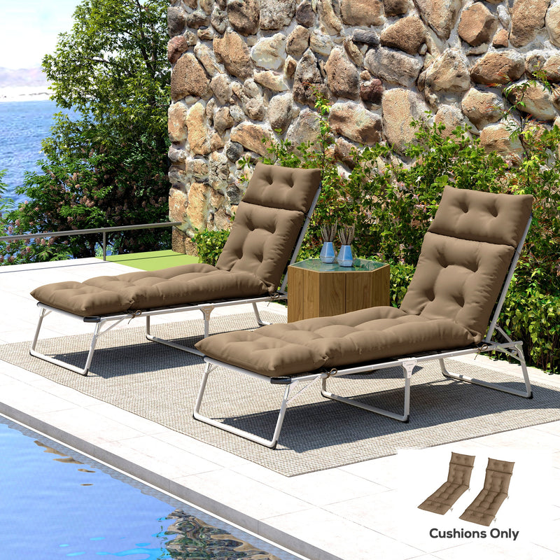 Sun lounger cushions set of 2 – image 2