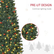 6ft pre-lit pencil Christmas tree – image 5