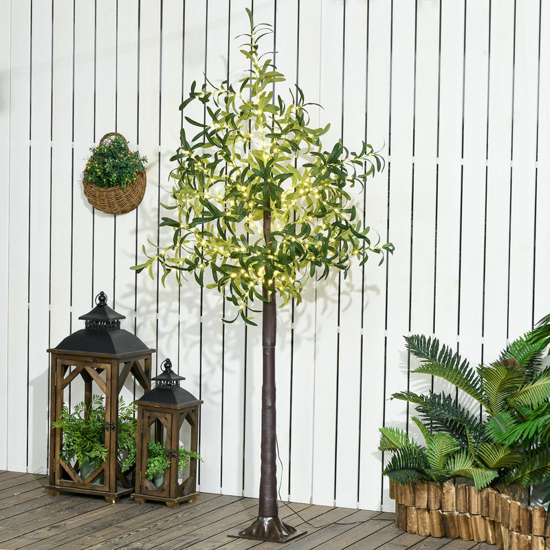 180cm Artificial Olive Tree on display