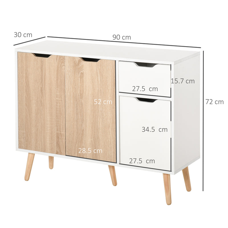 Natural wood Scandi sideboard – image 3