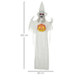 183cm Hanging Witch with Pumpkin, Glowing Eyes & Sound – image 3 of 9