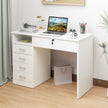 110 cm computer desk with 5 drawers – image 8