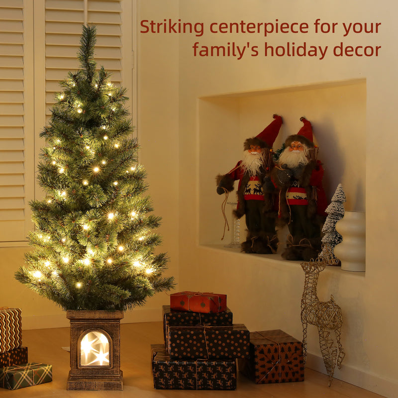 4ft pre-lit Christmas tree with remote – image 4