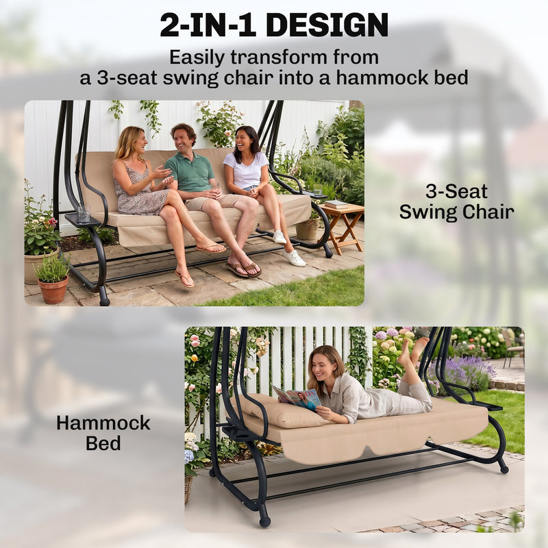 Light brown swing bed – image 4
