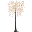 Artificial Pink Blossom Tree on a white background