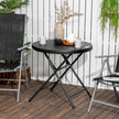 Folding round garden table – image 10