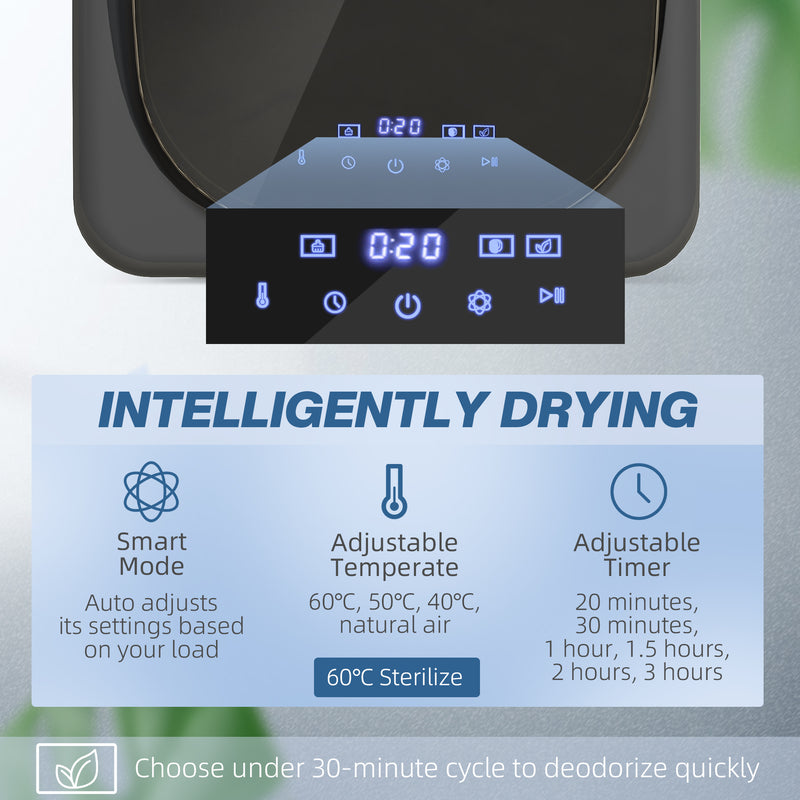Compact tumble dryer in grey – image 4