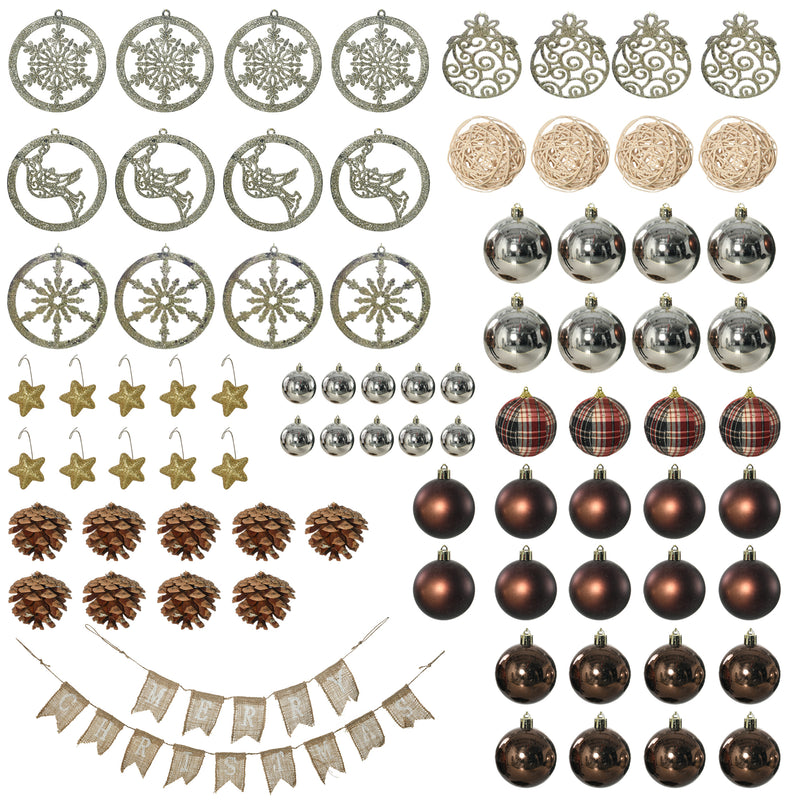 5ft pre-lit decorated Christmas tree – image 9
