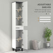 190 cm tall white bathroom cabinet – image 5