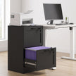 HOMCOM 2-Drawer Filing Cabinet with Lock - Black – view 9