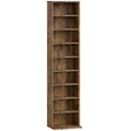 260 Narrow CD Storage Unit - Rustic Brown