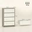 4-drawer fabric chest of drawers – image 3