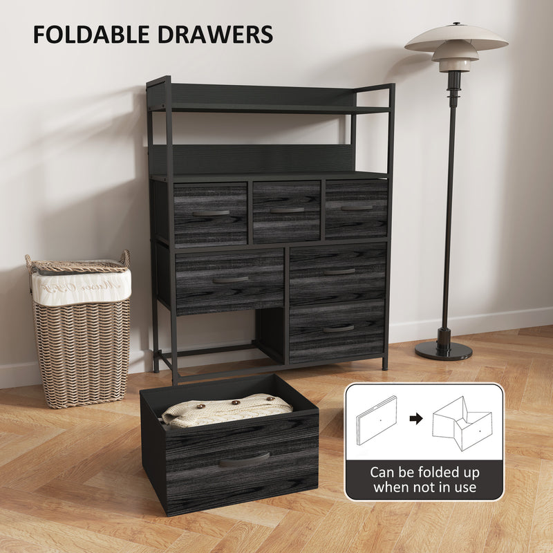 7-drawer fabric storage unit – image 6