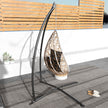 Outsunny Hammock Chair Stand, Hanging Heavy Duty Metal Frame Hammock Stand with Chain, for Hanging Hammock Air Porch – view 8