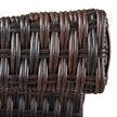 Brown rattan rocking chair – image 8