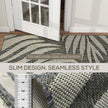 Grey leaf pattern rug 230 x 160 cm – image 7