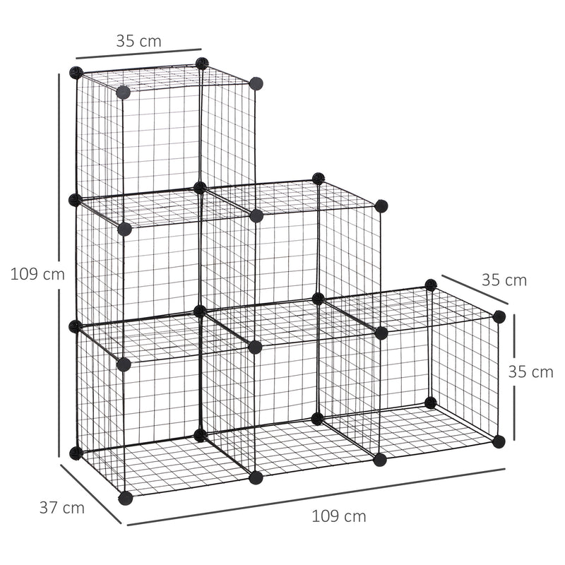 6-cube wire storage unit – image 3