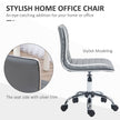 Light grey armless task chair – image 5