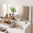 Flip-top dressing table with stool – image 10