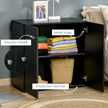 Black low storage cabinet – image 6