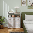 White & natural 7-drawer storage unit – image 8