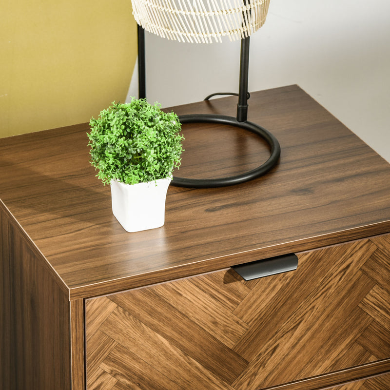 Herringbone bedside table – image 9