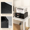 Black desktop printer stand – image 5