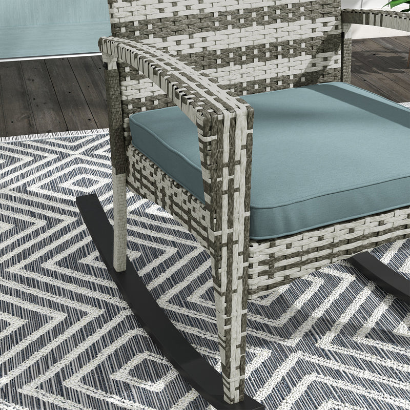 Rattan rocking chair – image 9