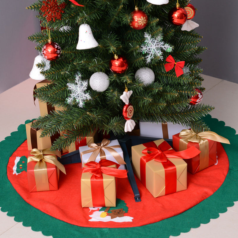 7ft green pencil slim Christmas tree – image 9