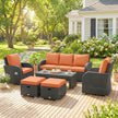 6-piece rattan sofa set – image 10