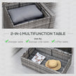Rattan corner sofa set with storage – image 6